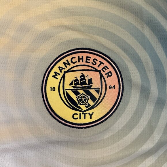 Puma Men's Manchester City MCFC 24/25 Soccer Jersey Size L - Large - NWT $95 - Picture 4 of 16
